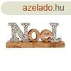 Dekoratv Figura Noel Glitter 6,5 x 10 x 25 cm Ezst szn F