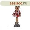 Dekoratv Figura Sl Szarvas 17 x 78 x 24 cm Piros Szrke MO