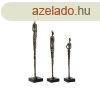Dekoratv Figura Home ESPRIT Fekete Stt szrke modern Embe