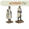 Dekoratv Figura Home ESPRIT Fehr Ezst szn Gyanta 10 x 8