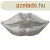 Dekoratv Figura Home ESPRIT Ezst szn Ajkak 33 x 11 x 14 