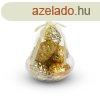Karcsonyfadsz szett - arany - 6 db / szett