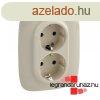 Legrand Valena Allure 2x2P+F csatlakozaljzat biztonsgi zsa