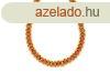 Bazalt hlyagos szin arany csiszolt lencse 6x4mm