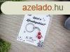 Leszel a Keresztapukm piros angyal medlos kulcstart
