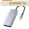HUB RECCI RH06 TypeC-4xUSB 3.0 + Micro HUB