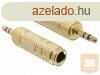 Delock Adapter Stereo plug 3.5 mm 3 pin > Stereo jack 6.3