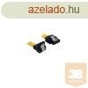 Delock 82482 SATA cable 70cm down/straight metal yellow
