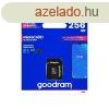 Goodram microSDHC 256GB Class 10 memriakrtya SD adapterrel