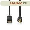 Nedis CCBW65950AT10 USB-C (USB C) dug - 3,5 mm sztereo jack