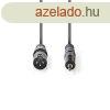 Nedis flprofi audi kbel COTH15300GY15, 3,5mm szter jack 