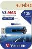 Pendrive, 128GB, USB 3.2, 175/80 MB/s, VERBATIM "V3 MAX