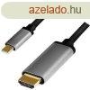 Logilink USB 3.2 Gen1 Type-C to HDMI/M 4K cable 1,8m Black