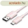 Vention USB 2.0 A Male to C Male 3A PVC Type cable 2m Pink