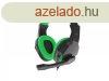 Natec Genesis Argon 100 Gamer Headset Black/Green