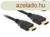 DeLock HDMI + Ethernet male/male sszekt kbel 4K 1m