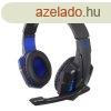 Mikrofonos fejhallgat Gamer stereo fekete/kk Esperanza AVA