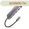 AXAGON HMC-HCR3A SuperSpeed USB-C COMBO 5in1 hub Grey