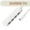 j5create Eco-Friendly USB-C to 4-Port Type-A Gen 2 Hub Pure 