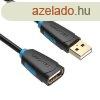 Vention USB-A 2.0/M to USB-A 2.0/F cable 1,5m Black