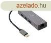 Gembird USB-C Gigabit network adapter with 3-port USB 3.1 hu