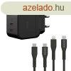 Bliszteres QDOS POWERCUBE TRIO 45W GaN fekete hlzati tlt
