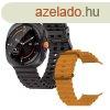 A25 Ultra Okosra fekete dial - narancssrga,fekete szilikon