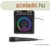 Lenco PA-051BK Akkus karaoke szett, Party LED-es hangszr, 