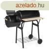 2in1 faszenes BBQ grill s smoker