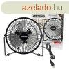 Asztali USB ventiltor, fekete - 15cm