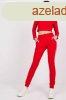 Nias crop top trningruha szett oldals cskokkal, piros