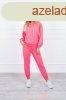Sport trningruha kapucnival modell 9337 neon rzsaszn