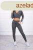 Szabadid szett crop-top melegt felsvel modell 9240 grafi