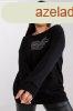 Desiree oversize pulver mintval s kenguru zsebbel, fekete