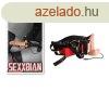  SEXXBIAN 6" VIBRATING DONG & HARNESS 