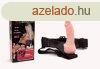  Ultra Cyberskin Strap-on Penis Flesh 