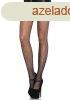 728291 FISHNET STOCKING W/VINYL TOP O/S BLK 