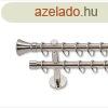 Landhouse 19mm karnis dupla inox Kubo vggel