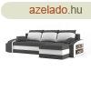 Monviso kinyithat sarokkanap polccal s 2 db puffal, unive