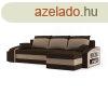 Monviso kinyithat sarokkanap polccal s 2 db puffal, unive