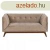 Kanap 156 x 81 x 72 cm Pezsg Szintetikus Szvet Fa Brsony
