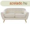 2 lses Kanap DKD Home Decor Krmszn Termszetes Gumifa M