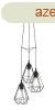 TARBES Fggesztk E27 3x60W 31cm fekete