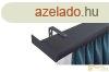 DecoLino Standard profil fekete - Design karnis szett oldalf