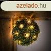 Szolr bukszus - felakaszthat - 25 cm - 20 melegfehr LED