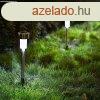 Inox napelemes kerti lmpa