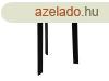 ALB-NY-HF04A kr trgyalasztal fekete vzzal (90cm)