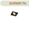 Beptett spotlmpa fekete GU10 forgathat s dnthet keret
