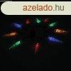Karcsonyi LED jgcsap fzr 10db IP44 sznes adapterrel