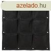 "Zldfal" dekorci fekete sznben 9zsebbel(20x19c